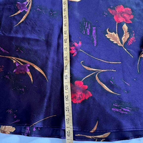 Vintage Delicates Floral Slip Dress Nightgown flirty large size - Picture 3 of 7